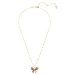 Swarovski smykke Idyllia pendant Mixed cuts, Pavé, Butterfly, Multicolored, Gold-tone plated - 5709950