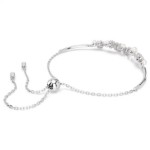 Swarovski armbånd Constella bangle Crystal pearl, Round cuts, White, Rhodium plated - 5705618