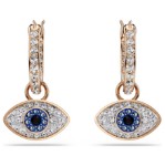Swarovski øredobber Symbolica drop earrings Eye, Multicolored, Rose gold-tone plated - 5736982