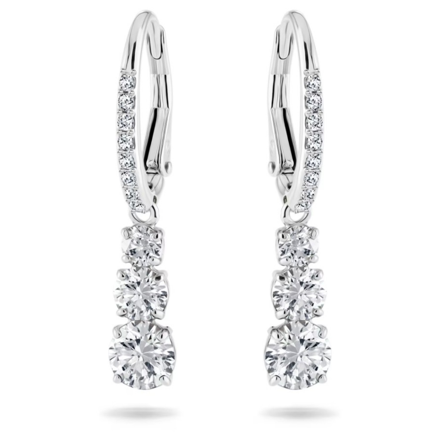 Swarovski øredobber Stilla med hvite kubiske zirkonia - 5416155