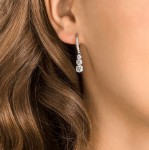 Swarovski øredobber Stilla med hvite kubiske zirkonia - 5416155