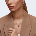 Swarovski Sparkling Dance Clover Pierced Earrings, Pink, Rose-gold tone plated øredobber - 5516477