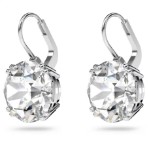 Swarovski øredobber Millenia drop Round cut, rhodium plated - 5628351
