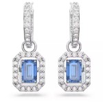 Swarovski øredobber Millenia octagon cut, blå - 5619500