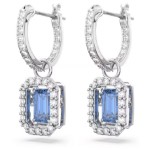 Swarovski øredobber Millenia octagon cut, blå - 5619500
