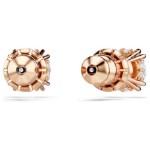Swarovski øredobber Constella stud Round cut, rose - 5638801