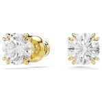 Swarovski øredobber Stilla med hvite krystaller i 18K gullfinish - 5642595