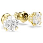 Swarovski øredobber Stilla med hvite krystaller i 18K gullfinish - 5642595