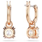 Swarovski øredobber Constella drop, rose - 5639975