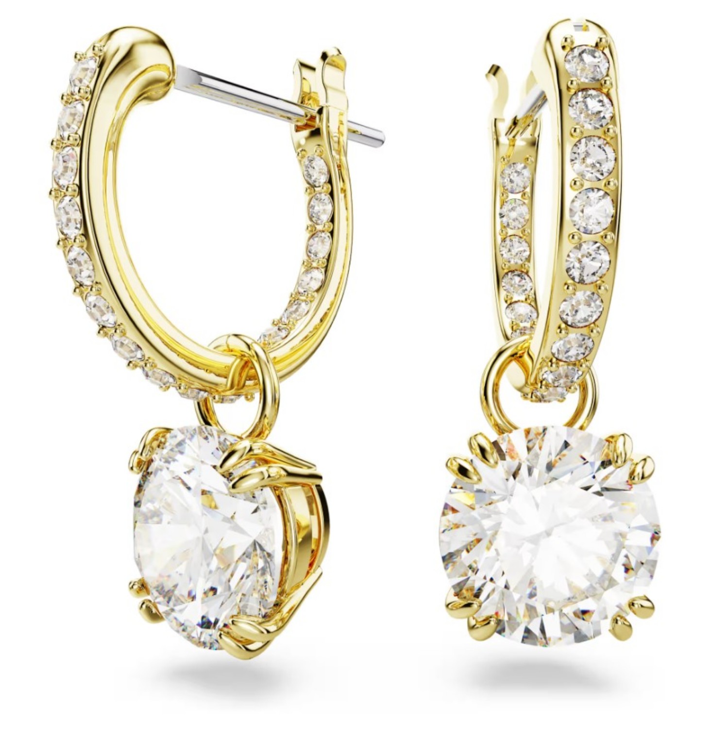Swarovski øredobber Constella drop, gult - 5638802