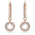 Swarovski øredobber Constella drop, rose - 5638769