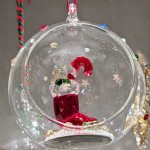 Swarovski figurer Holiday Cheers flerfarget juleornament med julestrømpe - 5735700