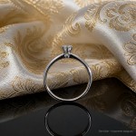 Forlovelsesring Idun i hvitt gull med diamant 0,23 ct TW Si - 2744063HV