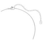 Swarovski smykkesett Ariana Grande x Swarovski set Crystal pearl, Round cut, Flower, White, Rhodium plated - 5749180