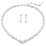 Swarovski smykkesett Tennis Deluxe V Mixed, hvitt - 5575495