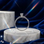 Forlovelsesring Idun i hvitt gull med diamant 0,25 ct TW Si - 2747746HV