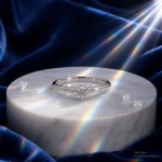 Forlovelsesring Idun i hvitt gull med diamant 0,25 ct TW Si - 2747746HV