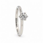 Forlovelsesring Idun i hvitt gull med diamant 0,32 ct TW Si - 2744065HV