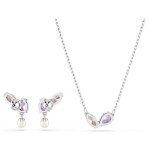 Swarovski smykkesett Ariana Grande x Swarovski set Mixed cuts, Multicolored, Rhodium plated - 5746577