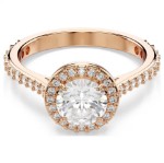 Swarovski ring Constella cocktail, rose - 5639404