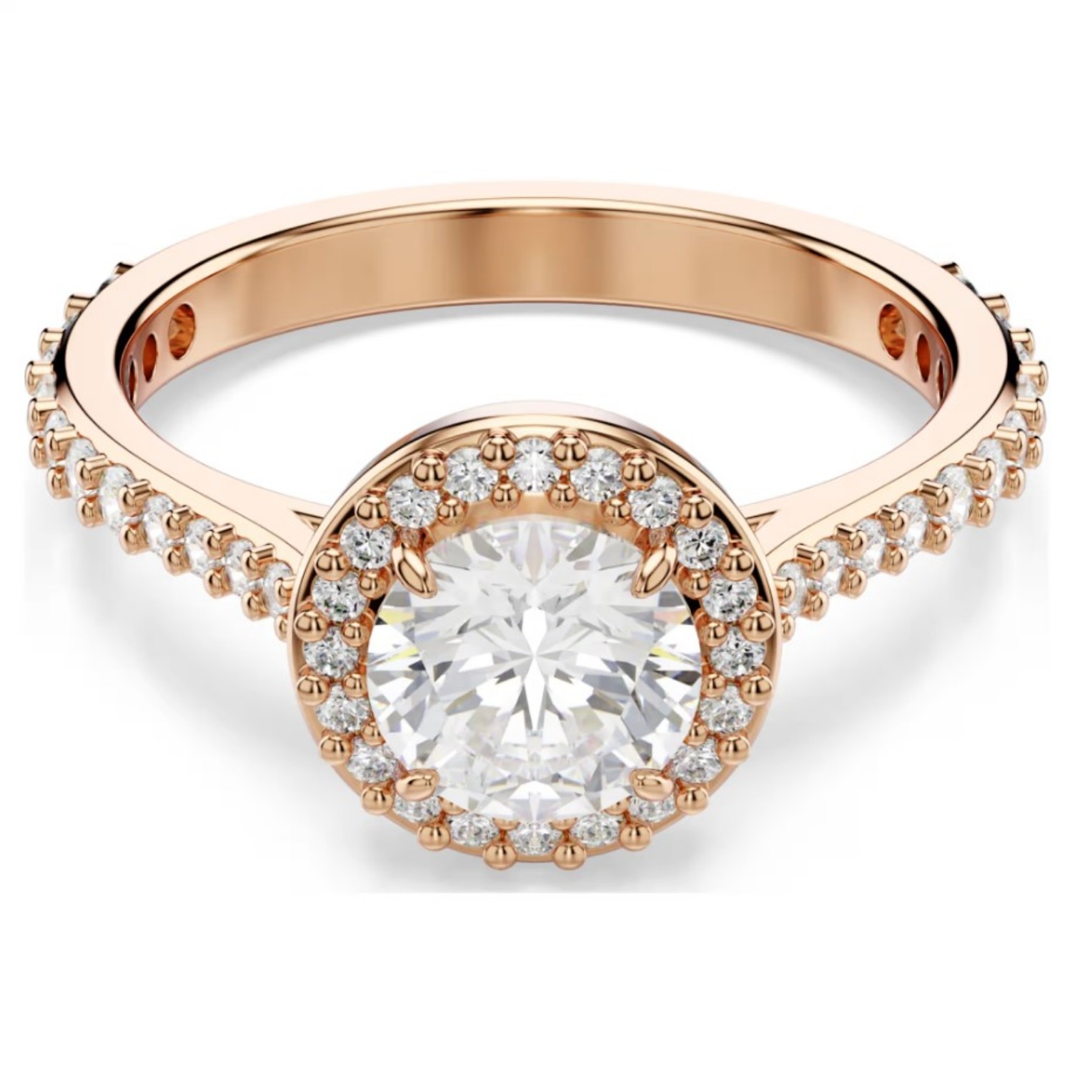 Swarovski ring Constella cocktail, rose - 5639404