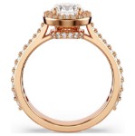 Swarovski ring Constella cocktail, rose - 5639404