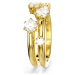 Swarovski ringer Constella med 18K gullfinish - 5640964