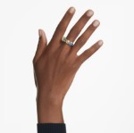 Swarovski Gema ring Mixed cuts, Multicolored, Rhodium plated - 5692407