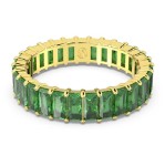 Swarovski Matrix ring Baguette cut, Green, hvitt - 5648911