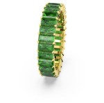 Swarovski Matrix ring Baguette cut, Green, hvitt - 5648911