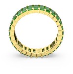Swarovski Matrix ring Baguette cut, Green, hvitt - 5648911